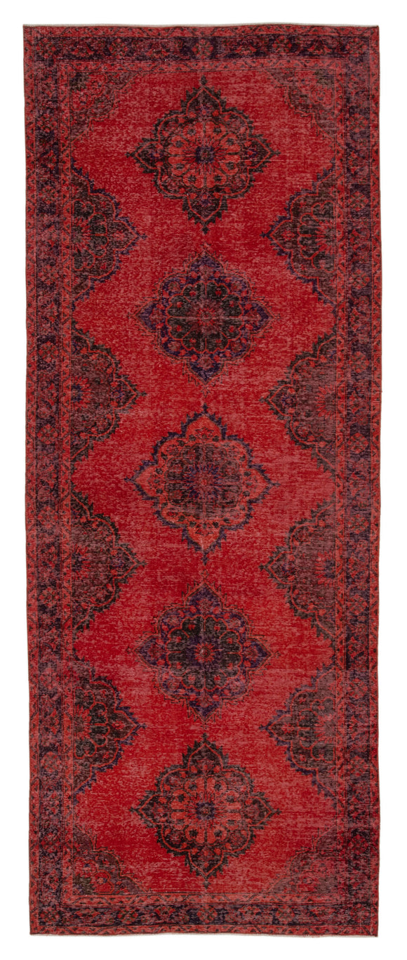 4' 11'' x 12' 8'' Turkish Hand-Knotted Runner Rug
