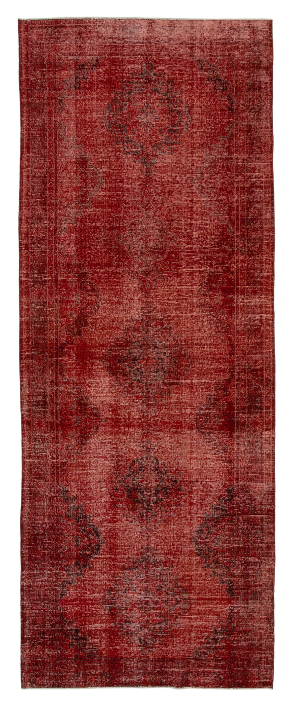 4' 6'' x 12' 3'' Turkish Hand-Knotted Runner Rug