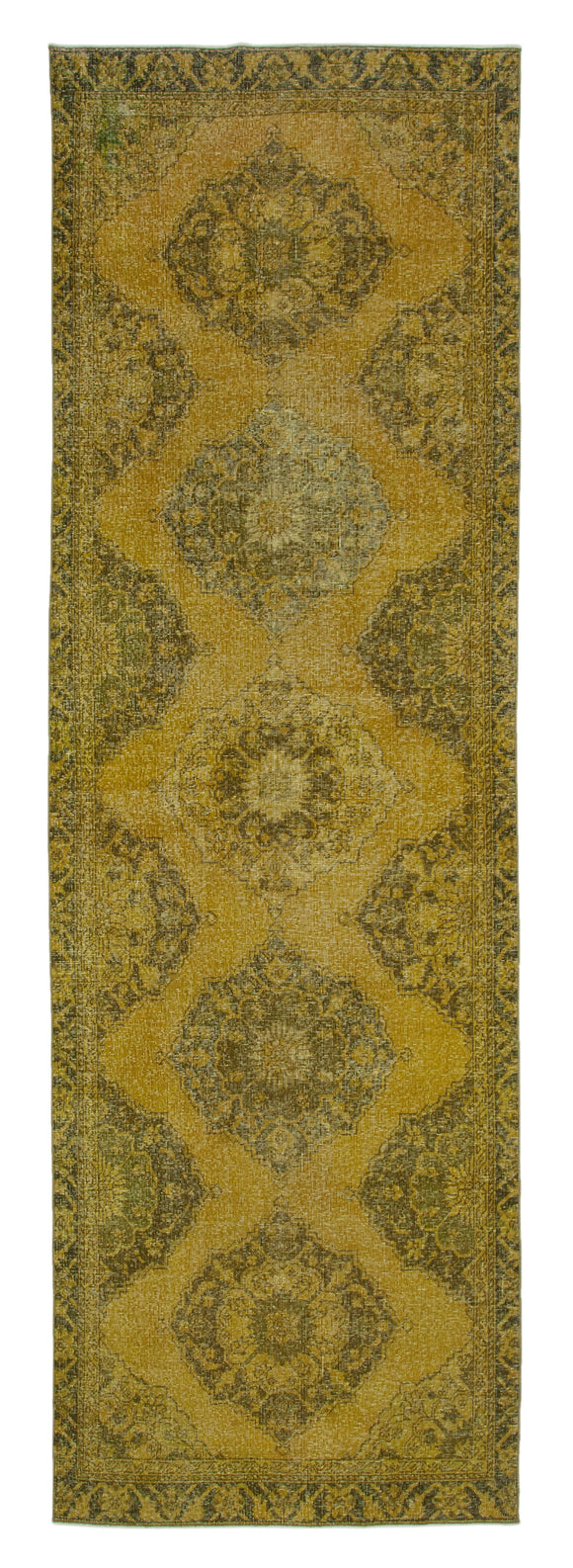 4' 4'' x 13' 0'' Turkish Hand-Knotted Runner Rug