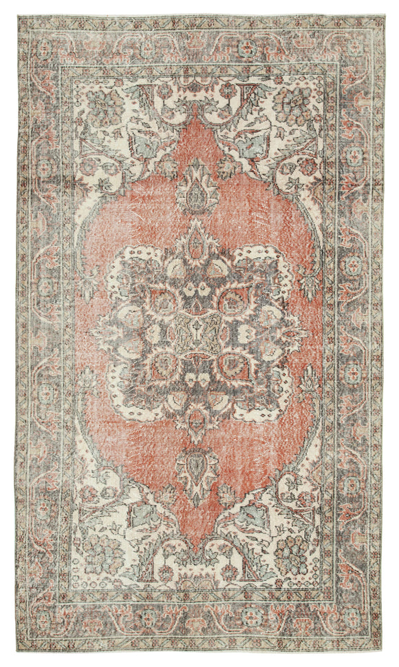 5' 10'' x 10' Hand-Knotted Vintage Turkish Rug