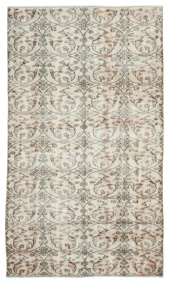 4' 6'' x 7' 10'' Hand-Knotted Vintage Turkish Rug