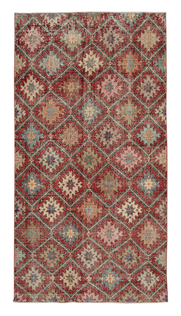 5' 1'' x 9' 4'' Hand-Knotted Turkish Boho Rug