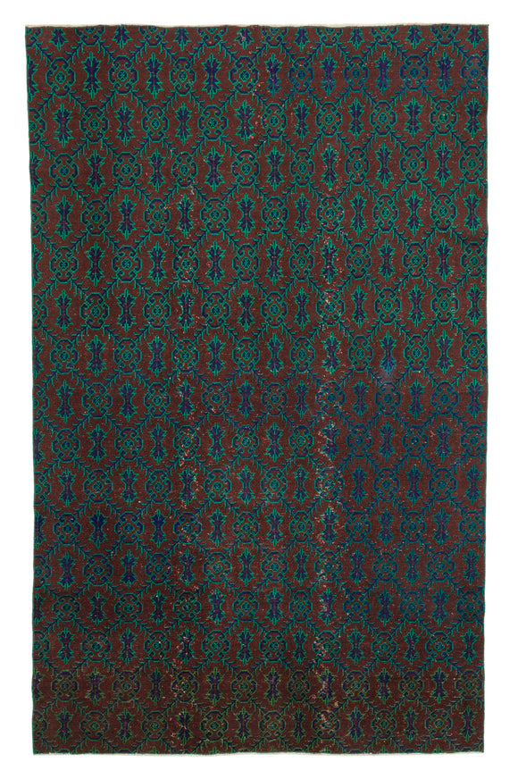 6' 5'' x 10' 4'' Hand-Knotted Turkish Boho Rug