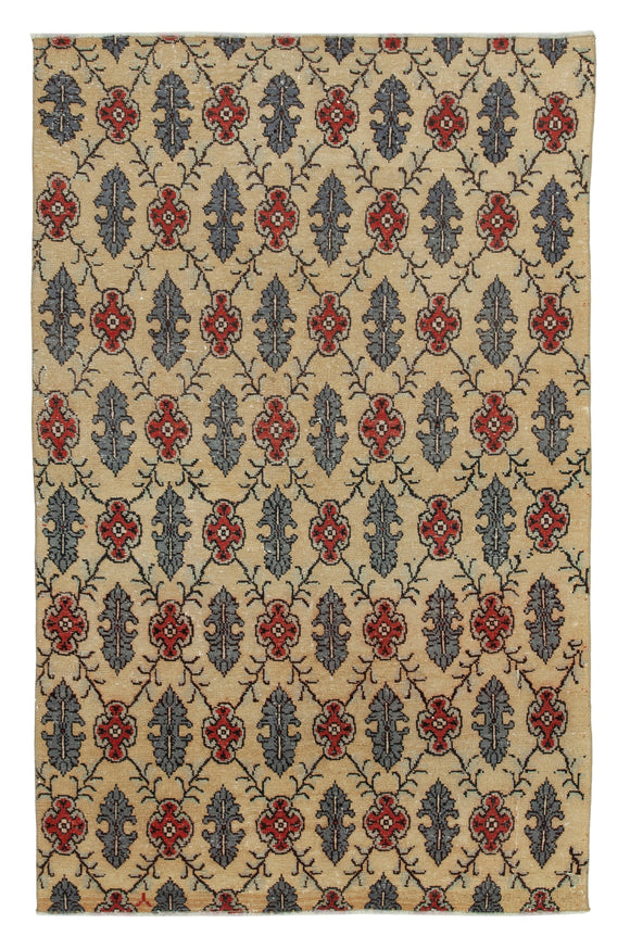 4' 10'' x 7' 8'' Hand-Knotted Turkish Boho Rug