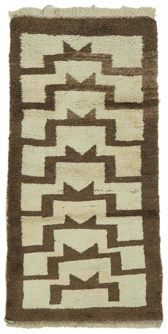 3' 4'' x 7' 3'' Vintage Tulu Rug