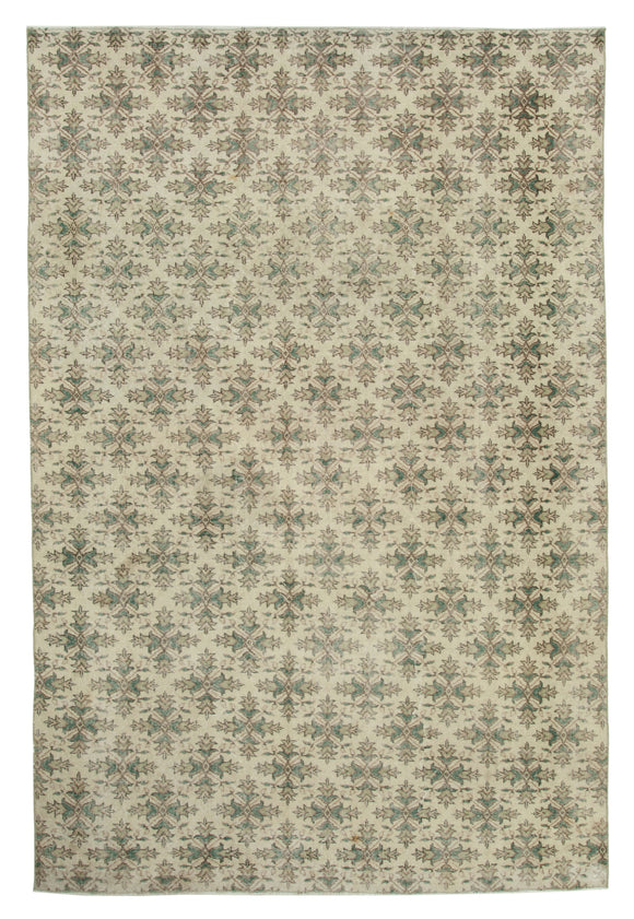6' 11'' x 10' 3'' Hand-Knotted Turkish Boho Rug