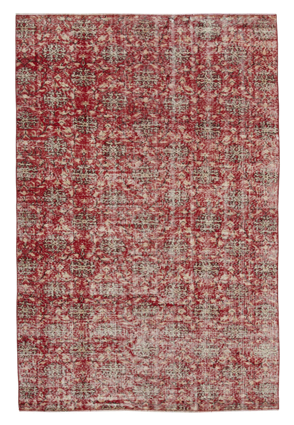 5' 7'' x 8' 8'' Hand-Knotted Turkish Boho Rug
