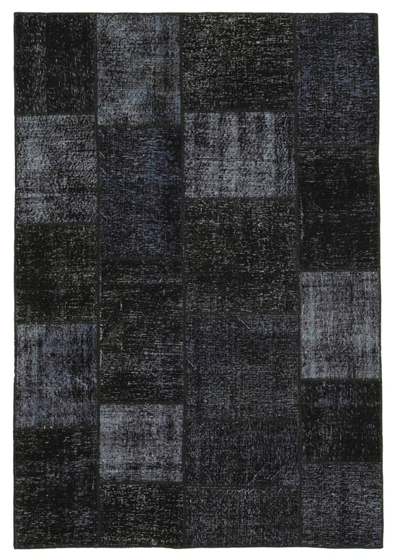 5' 5'' x 8' 0'' Hand-Knotted Turkish Patchwork Rug