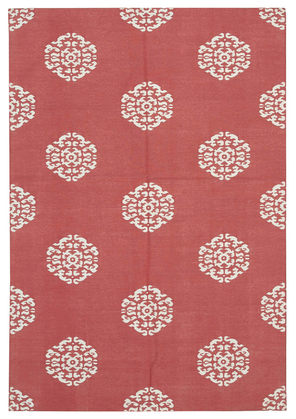 5' 11'' x 8' 9'' Flatweave Dhurrie Rug