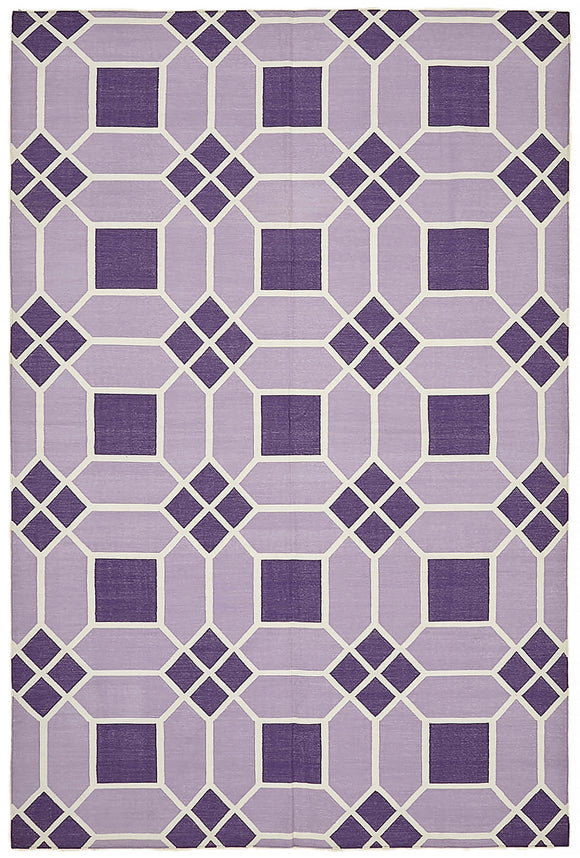 6' x 8' 10'' Flatweave Dhurrie Rug