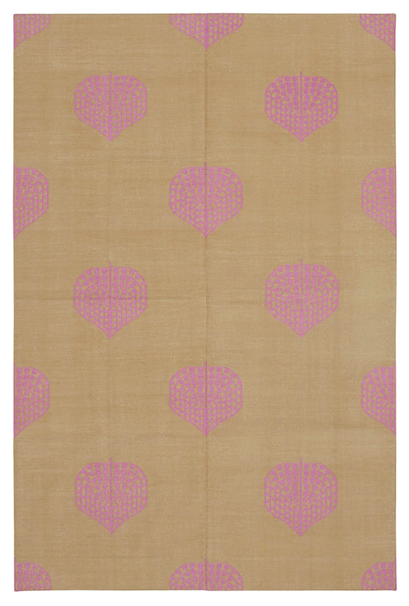 5' 10'' x 8' 10'' Flatweave Dhurrie Rug