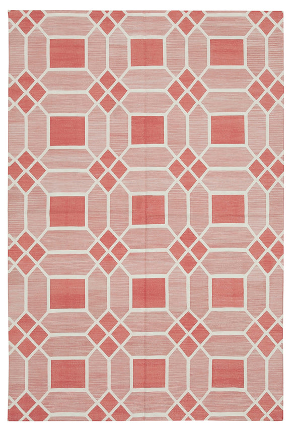 6' x 8' 11'' Flatweave Dhurrie Rug