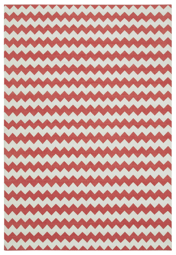 6' x 8' 10'' Flatweave Dhurrie Rug