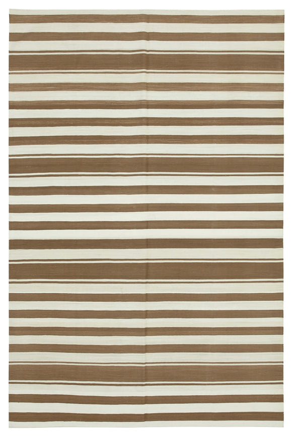 6' x 9' 1'' Flatweave Dhurrie Rug