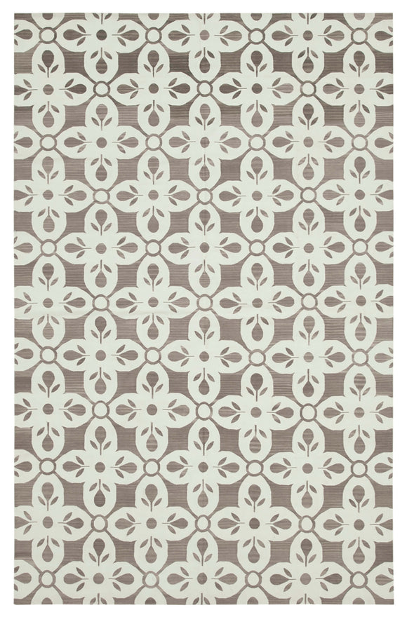 5' 10'' x 9' 1'' Flatweave Dhurrie Rug