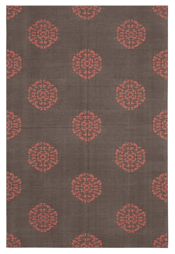6' x 8' 11'' Flatweave Dhurrie Rug