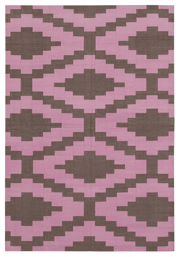 6' 1'' x 8' 10'' Flatweave Dhurrie Rug