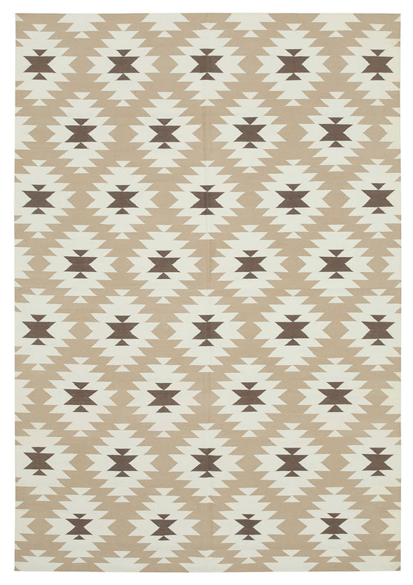 6' x 8' 10'' Flatweave Dhurrie Rug