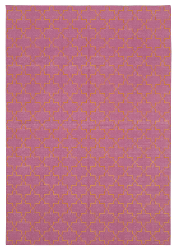 6' x 8' 10'' Flatweave Dhurrie Rug