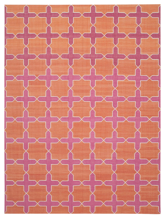 10' x 13' 9'' Flatweave Dhurrie Rug