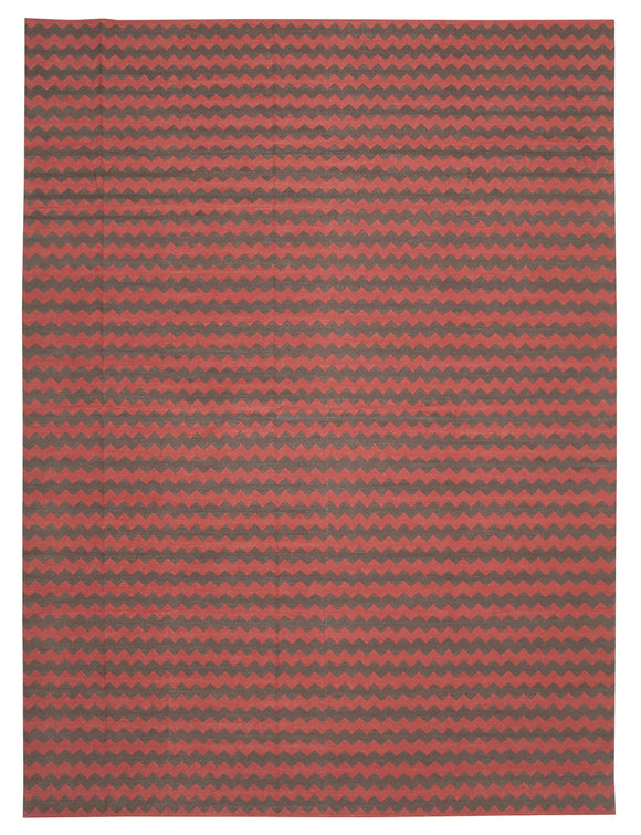 10' x 13' 9'' Flatweave Dhurrie Rug