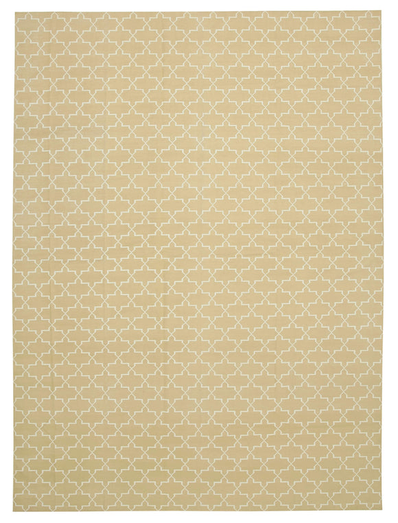 10' 2'' x 13' 11'' Flatweave Dhurrie Rug