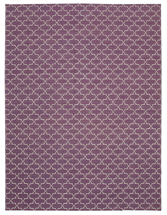 10' 2'' x 13' 9'' Flatweave Dhurrie Rug
