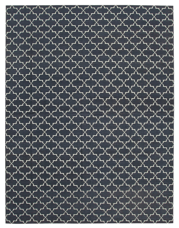 9' 2'' x 12' Flatweave Dhurrie Rug