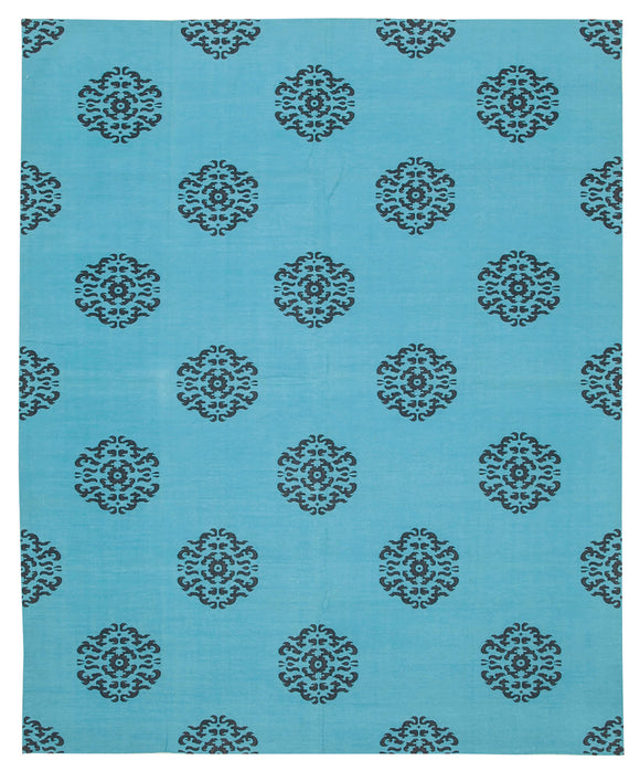 8' x 9' 10'' Flatweave Dhurrie Rug