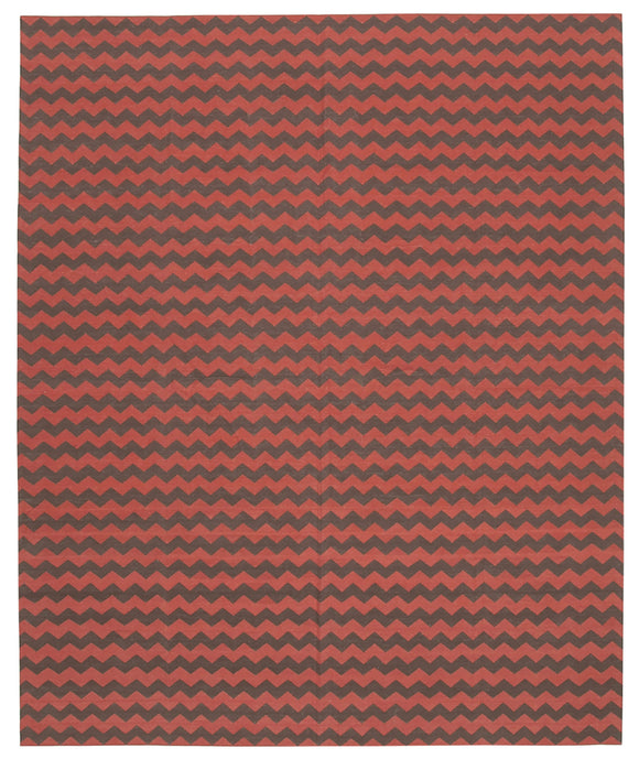 8' x 9' 10'' Flatweave Dhurrie Rug