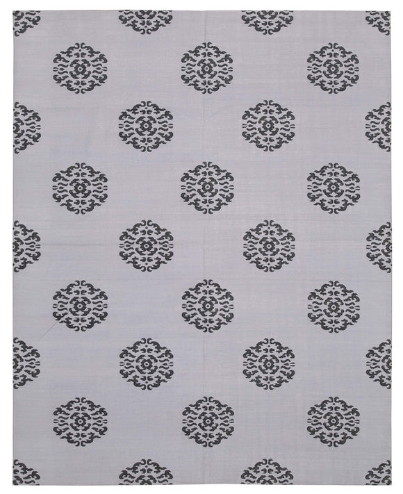 7' 10'' x 9' 10'' Flatweave Dhurrie Rug