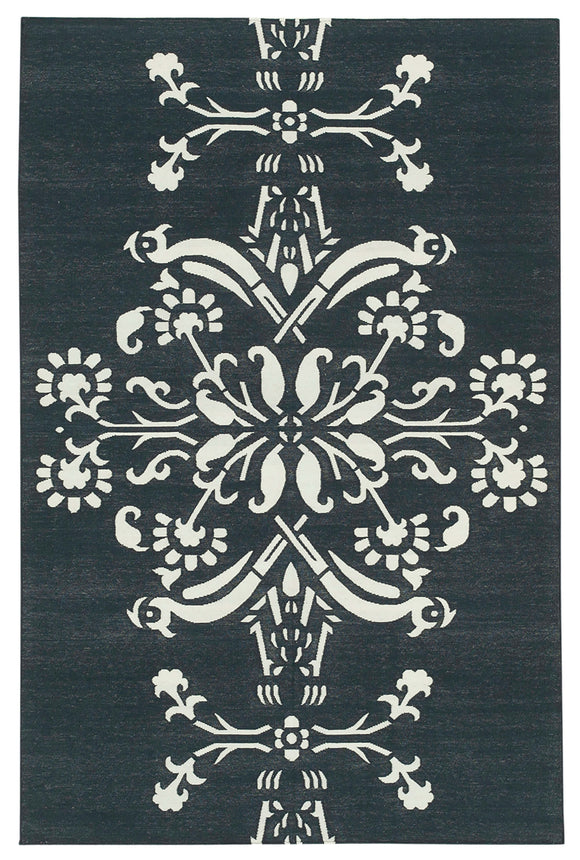 3' 7'' x 5' 5'' Flatweave Dhurrie Rug