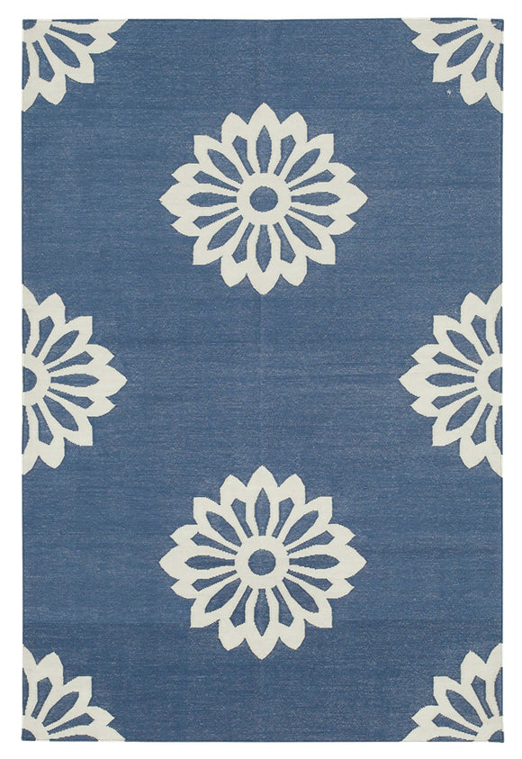 3' 7'' x 5' 5'' Flatweave Dhurrie Rug