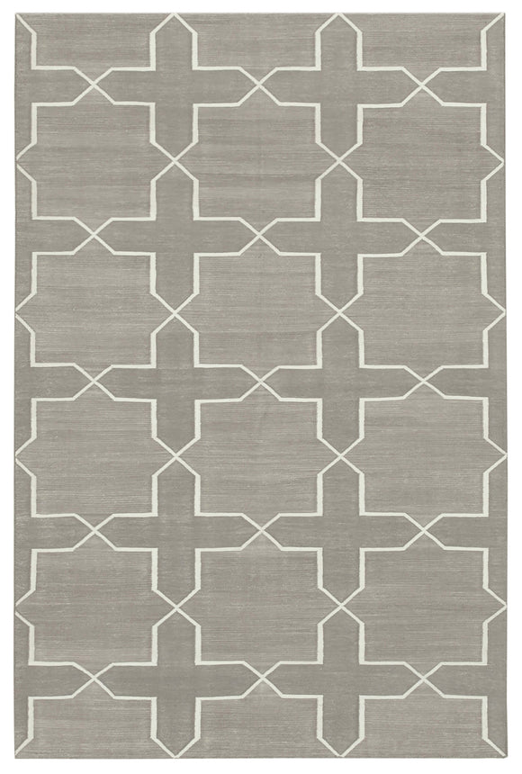 3' 8'' x 5' 7'' Flatweave Dhurrie Rug