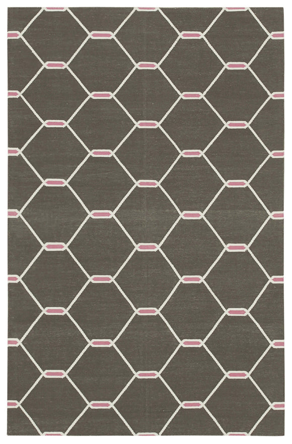 3' 7'' x 5' 6'' Flatweave Dhurrie Rug