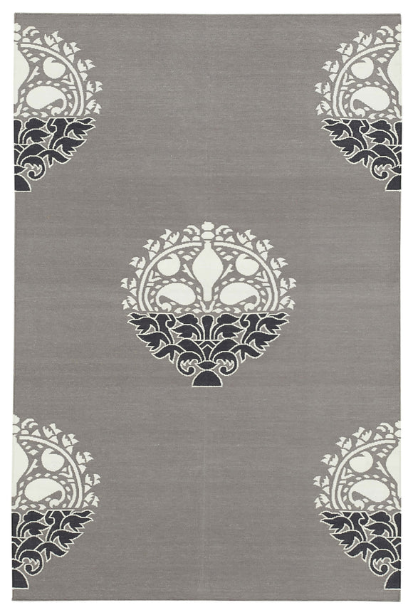 3' 7'' x 5' 5'' Flatweave Dhurrie Rug