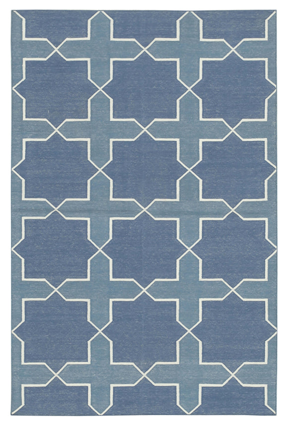 3' 8'' x 5' 6'' Flatweave Dhurrie Rug