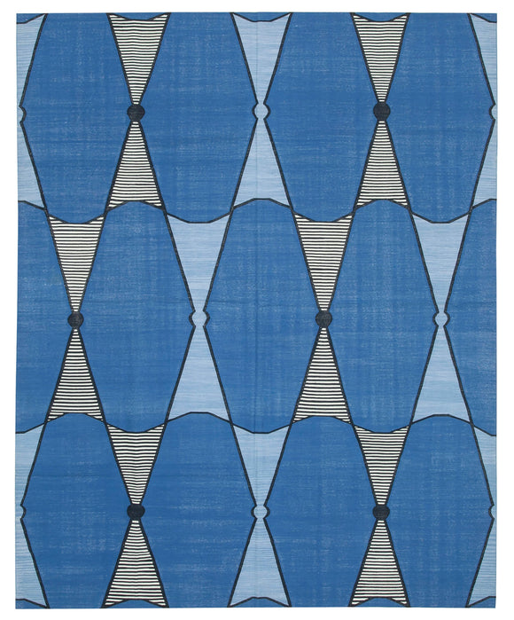 8' x 9' 9'' Flatweave Dhurrie Rug