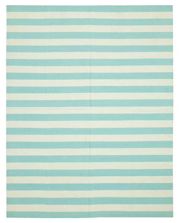 7' 10'' x 10' 1'' Flatweave Dhurrie Rug