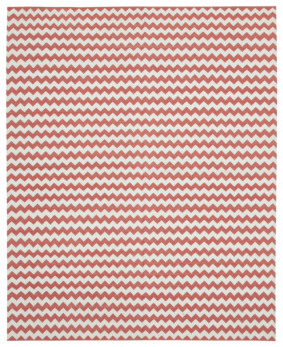 8' x 9' 11'' Flatweave Dhurrie Rug