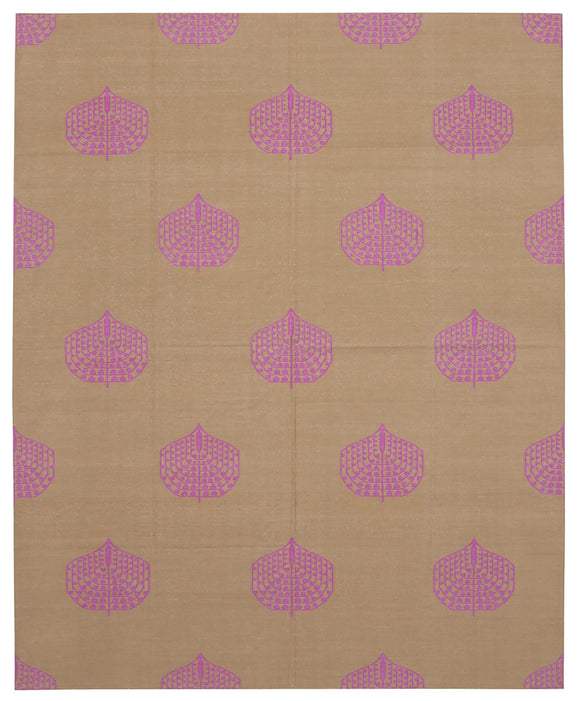 8' x 9' 11'' Flatweave Dhurrie Rug