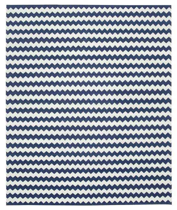 7' 10'' x 9' 7'' Flatweave Dhurrie Rug