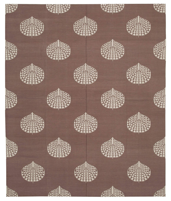 8' x 9' 11'' Flatweave Dhurrie Rug