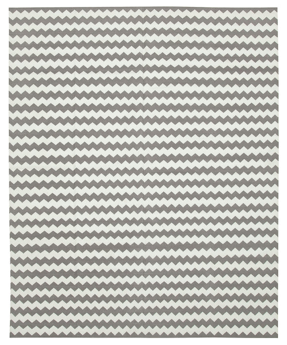 7' 11'' x 9' 10'' Flatweave Dhurrie Rug