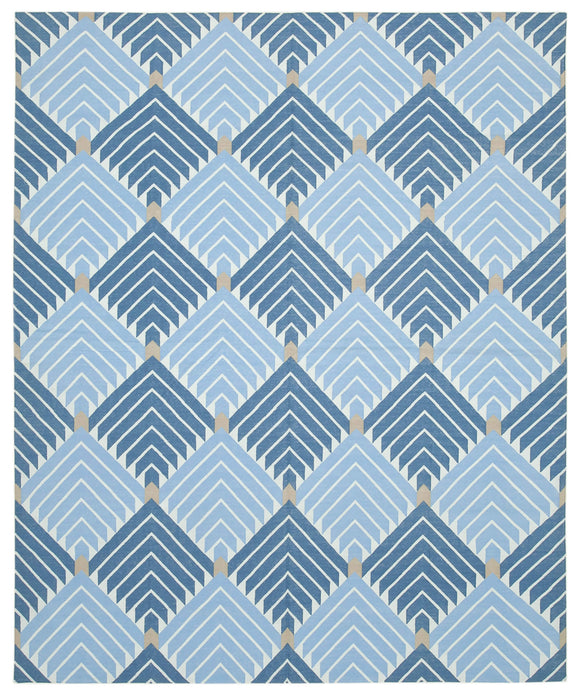 8' 1'' x 9' 10'' Flatweave Dhurrie Rug