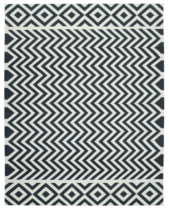 9' 1'' x 11' 11'' Flatweave Dhurrie Rug
