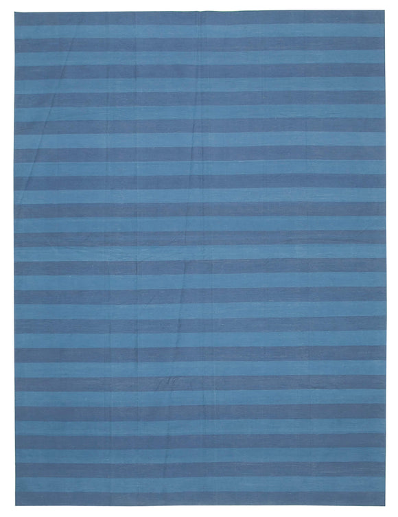 8' 11'' x 12' 1'' Flatweave Dhurrie Rug