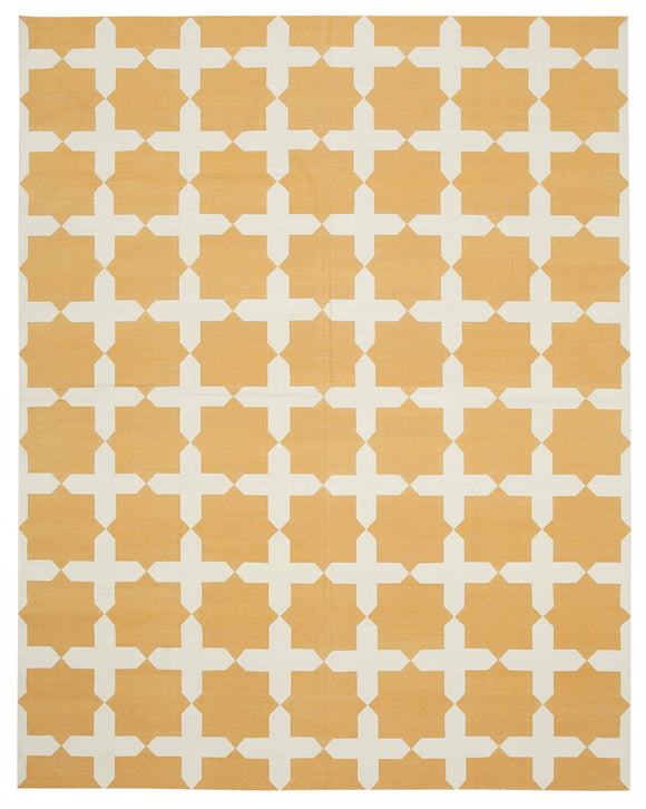 9' 3'' x 11' 9'' Flatweave Dhurrie Rug