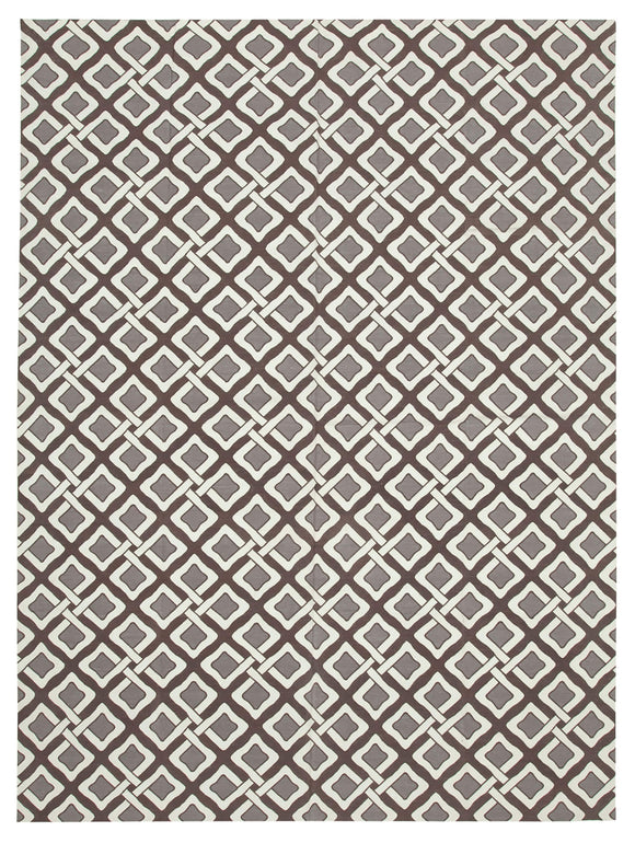 8' 10'' x 11' 10'' Flatweave Dhurrie Rug