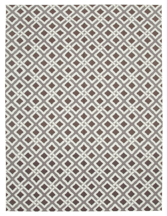 9' x 12' Flatweave Dhurrie Rug